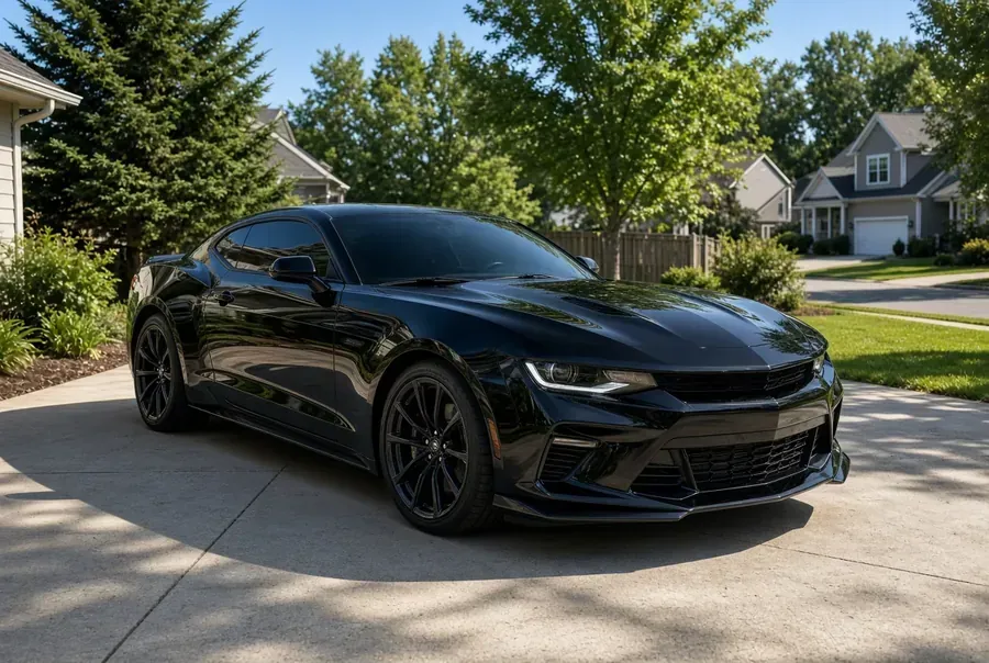 Freshly detailed car after mobile detailing service